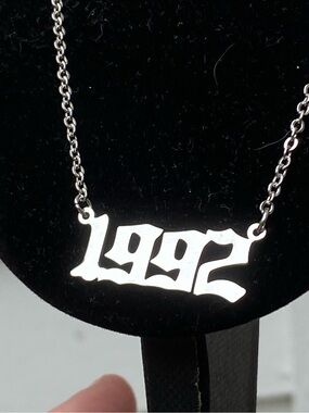 1992 Year Stainless Steel Necklace